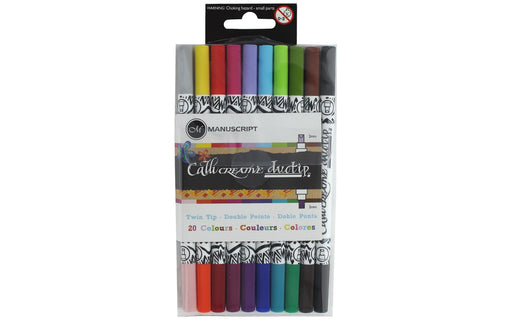 Manuscript Callicreative Marker Double Tip Chisel 10pc - Art Department LLC