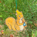 Beer Squirrel- 3.5" Wooden Ornament