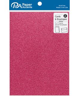 Paper Accents Card & Envelope Glitter Sets - Art Department LLC