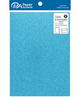 Paper Accents Card & Envelope Glitter Sets - Art Department LLC