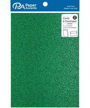 Paper Accents Card & Envelope Glitter Sets - Art Department LLC