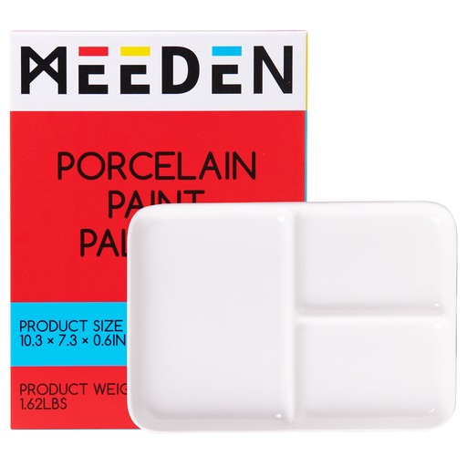 Rectangle Porcelain Palette, 10'' × 7''