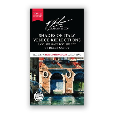 Special Edition Shades of Italy, Venice Reflections 6 Color Watercolor Set