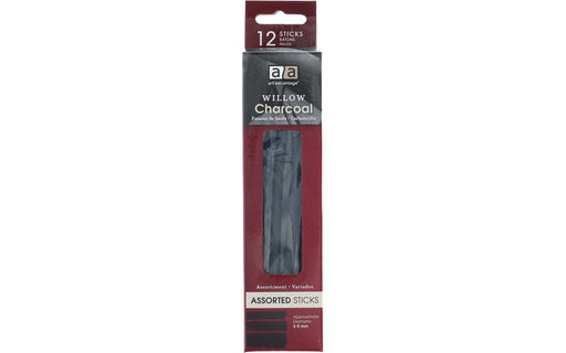 Art Advantage Willow Charcoal Assorted 12pc - Art Department LLC