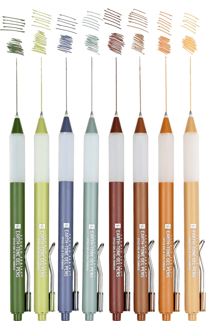Earth - Tone Gel Pens - Art Department LLC