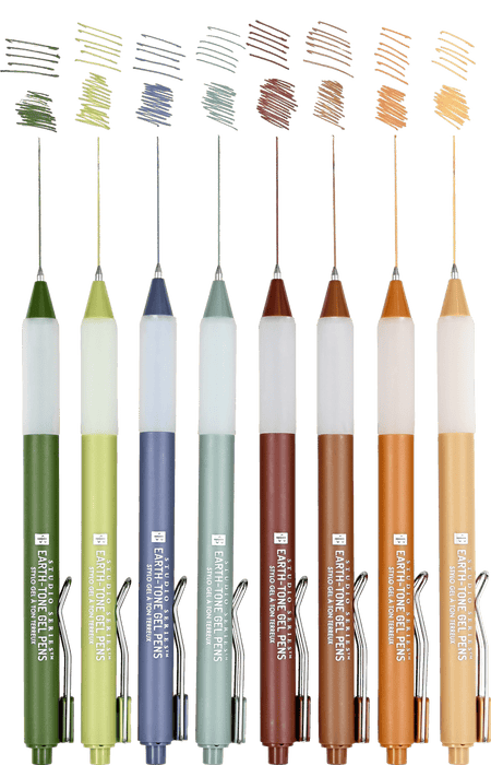 Earth - Tone Gel Pens - Art Department LLC