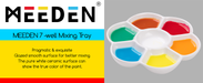 7 Well Porcelain Paint Palette