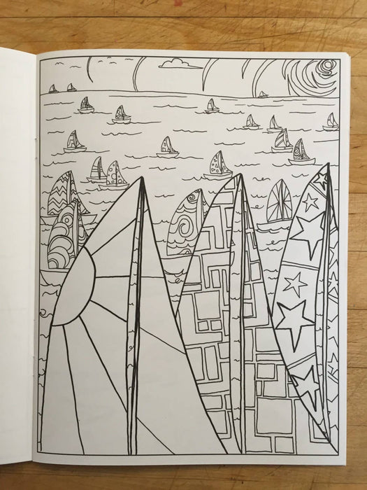 Coloring Book: From The Sea To The Trees