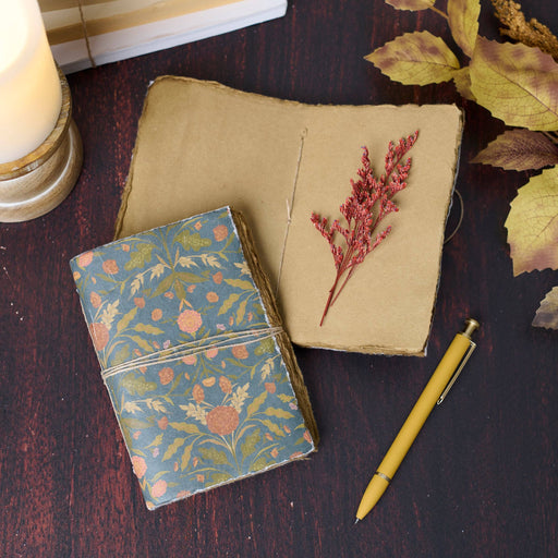 Dark Fall Folk Floral Journal - Art Department LLC