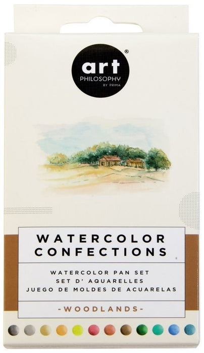 Prima Watercolor Confections Watercolor Pans 12/Pkg - Art Department LLC