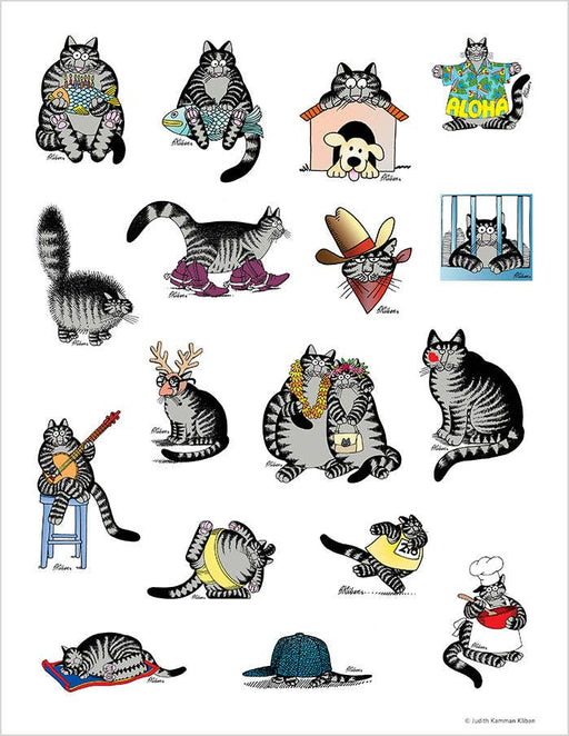 B. Kliban CatStickers Sticker Book