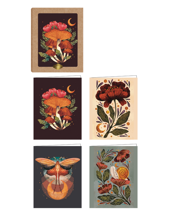 Kristin Heldt Mushroom Notecards