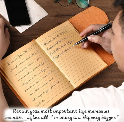Leather Journal with Lined Pages - Art Department LLC