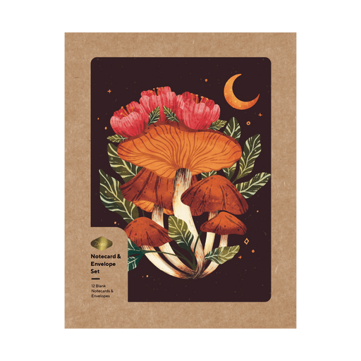 Kristin Heldt Mushroom Notecards - Art Department LLC