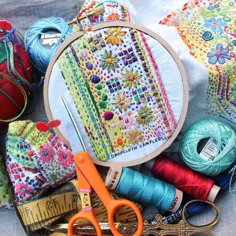 Pin Cushions Embroidery Sampler - Art Department LLC