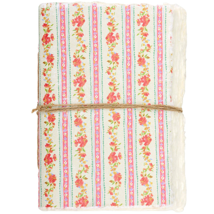 Striped French Floral Journal