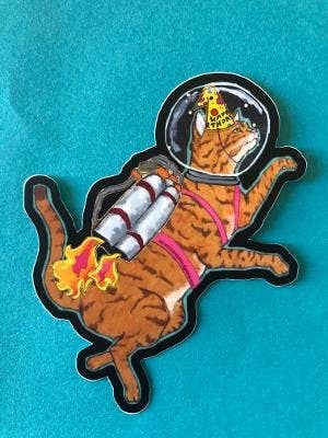 Astro Cat Sticker