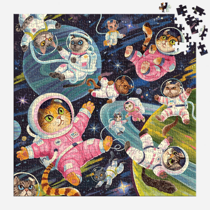 A Space Meowdyssey 500 Piece Puzzle - Art Department LLC