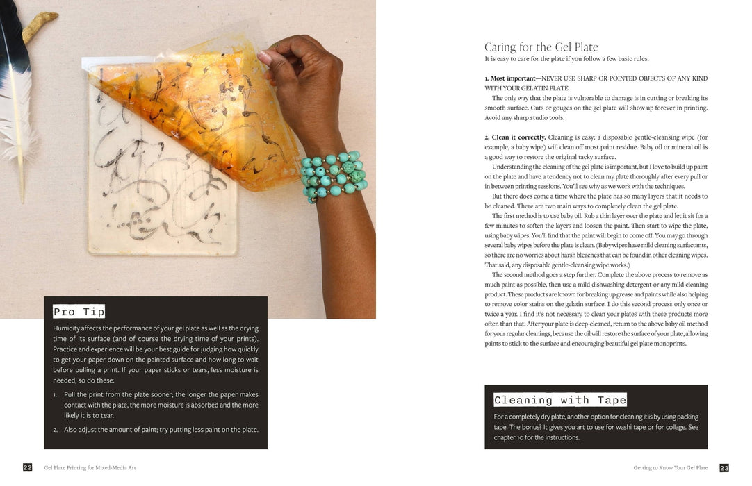 Gel Plate Printing for Mixed - Media Art - Art Department LLC