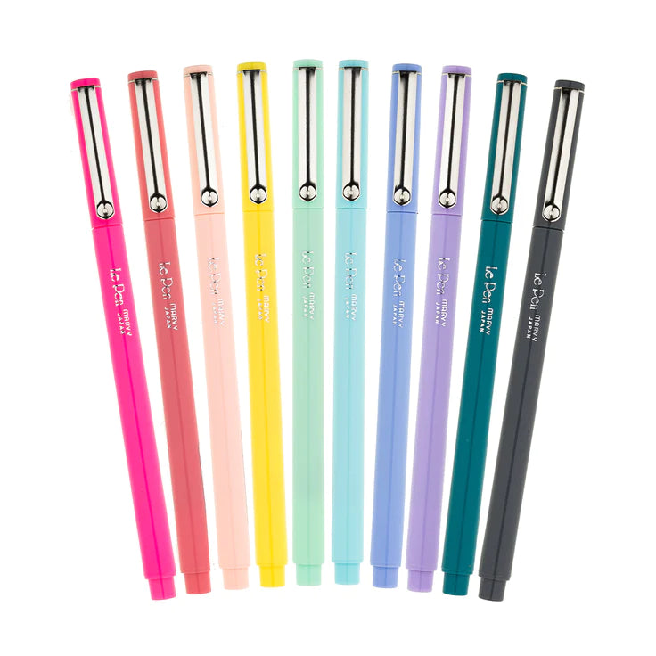 Uchida Le Pens Multicolor Set - 36 Colors Complete Set - Le Pen Pens for  Jour