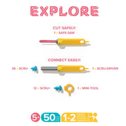 EXPLORE | Makedo Cardboard Construction Kit - Art Department LLC