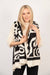Aston Lightweight Scarf - Cream, Abstract - Art Department LLC