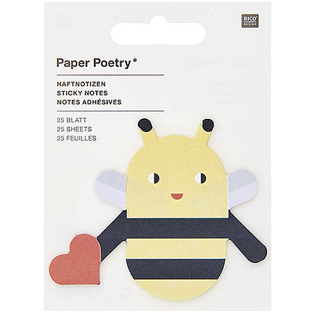 Bee-Shaped Sticky Notes