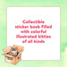 Cat's Meow Sticker Book - Art Department LLC