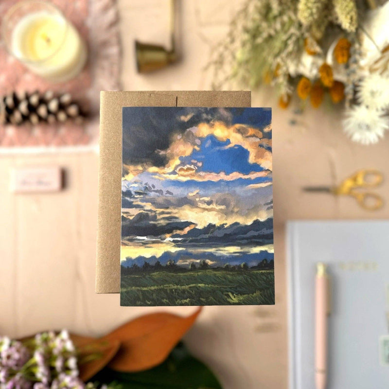 Sunset Skyscape — Everyday, Birthday, Thank you Card - Art Department LLC