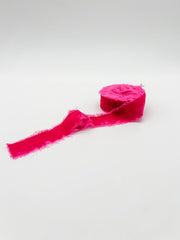 1.25" Raw Edge Velvet Ribbon - Art Department LLC