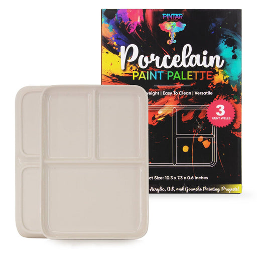 Ceramic Paint Palette - 3 Well - Art Department LLC