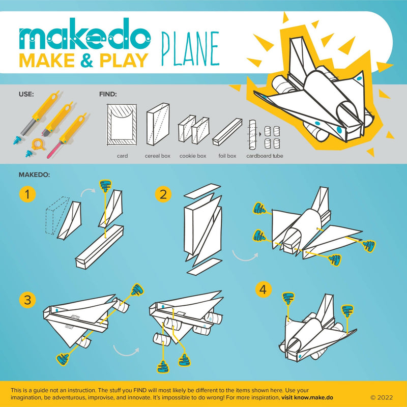 DISCOVER | Makedo Cardboard Construction Kit - Art Department LLC
