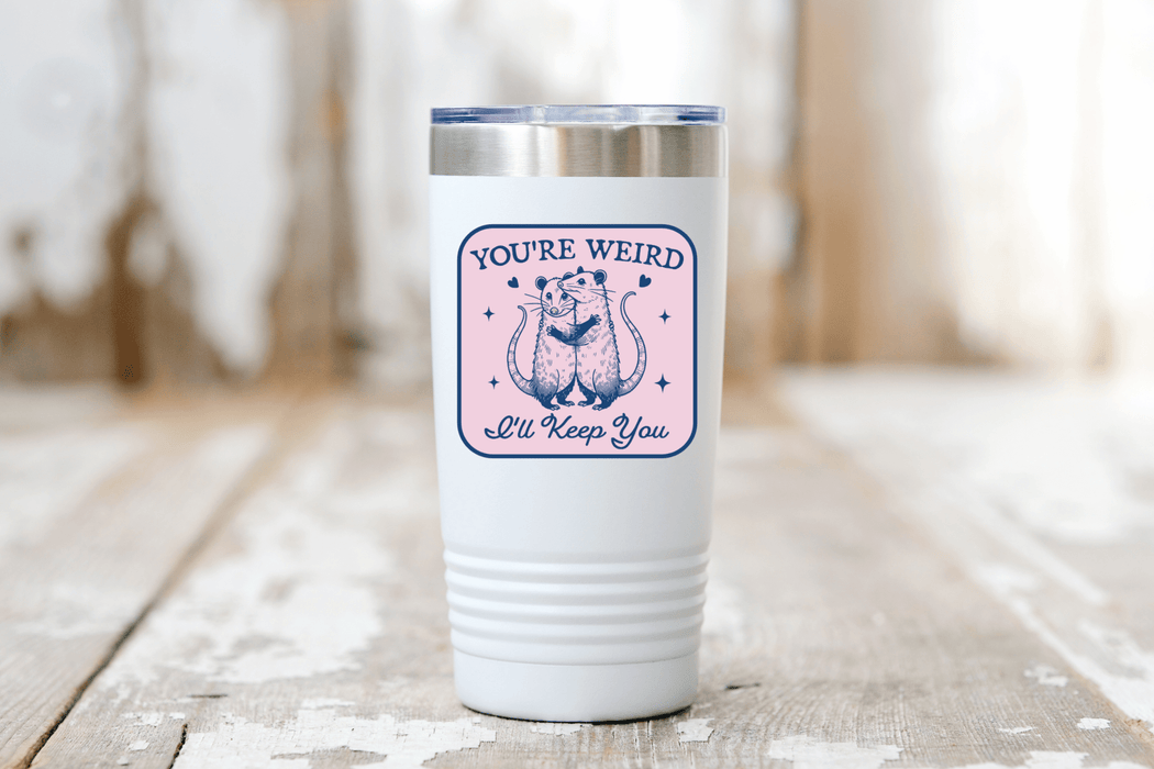 You're Weird I'll Keep You Sticker - Art Department LLC