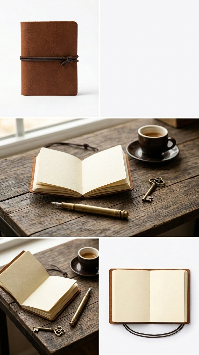 Handmade Leather Pocket Jornal