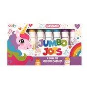 Jumbo Jots Dual Tip Unicorn Markers - Set of 8 - Art Department LLC