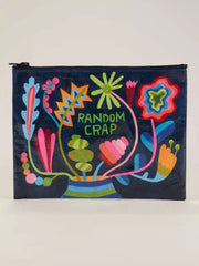 Blue Q Zipper Pouch - Art Department LLC