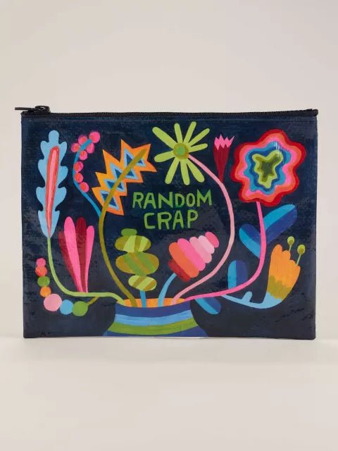 Blue Q Zipper Pouch - Art Department LLC