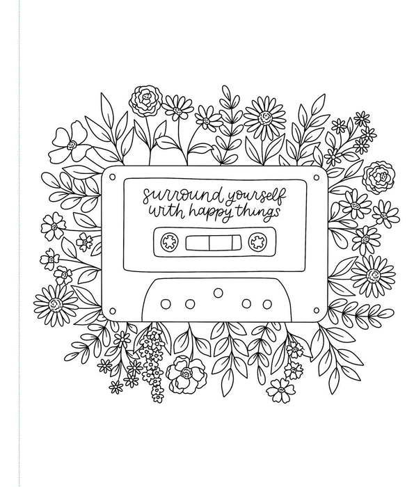 On the Bright Side Coloring Book - Art Department LLC