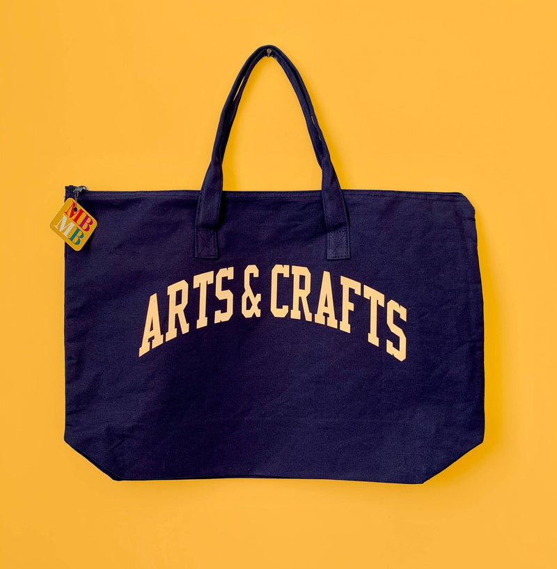 Arts And Crafts Large Zip Tote - Art Department LLC
