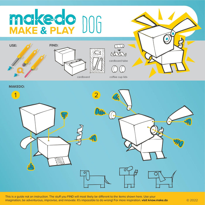 DISCOVER | Makedo Cardboard Construction Kit - Art Department LLC