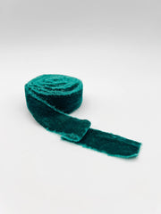1.25" Raw Edge Velvet Ribbon - Art Department LLC