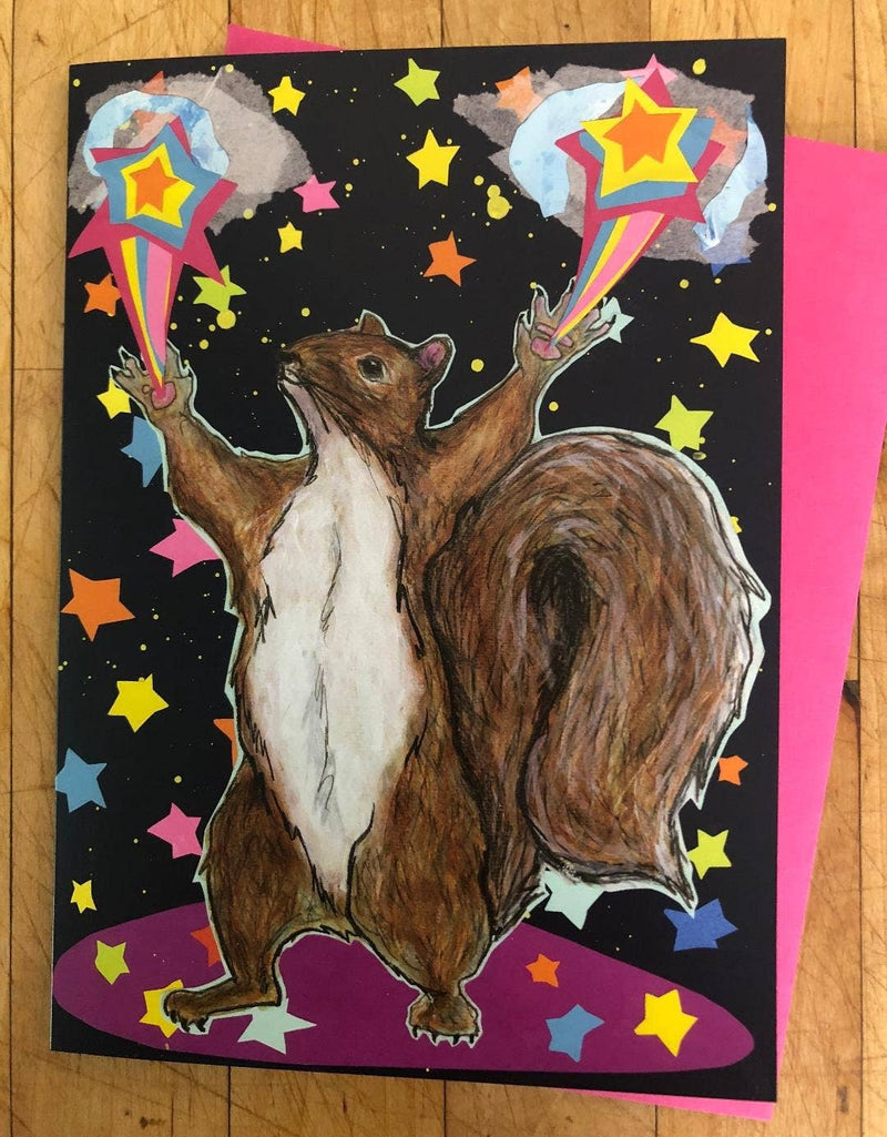 Magical Squirrel! Card - Art Department LLC