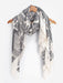 Shelby Lightweight Scarf - Black & White Architecture Design - Art Department LLC