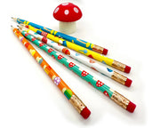 Mushroom Pencils + Sharpener - Art Department LLC