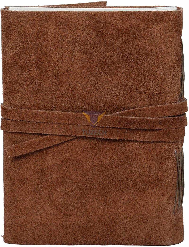 Tuzech Leather Journal Writing Notebook Antique Handmade Leather Bound - Art Department LLC