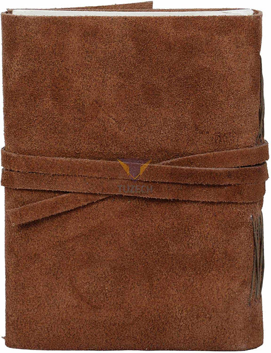 Tuzech Leather Journal Writing Notebook Antique Handmade Leather Bound - Art Department LLC