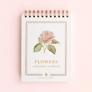 Flowers watercolor workbook - Art Department LLC