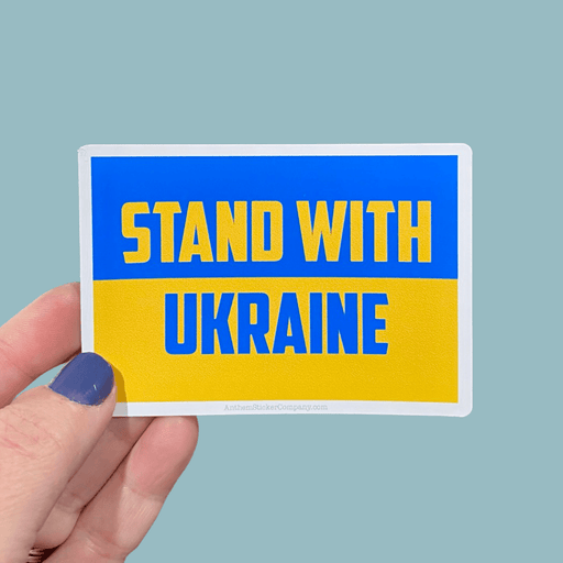 Stand with Ukraine sticker