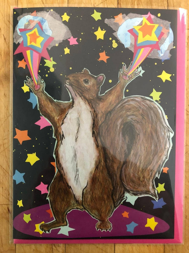 Magical Squirrel! Card - Art Department LLC