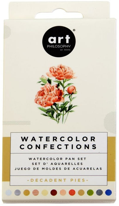 Prima Watercolor Confections Watercolor Pans 12/Pkg - Art Department LLC